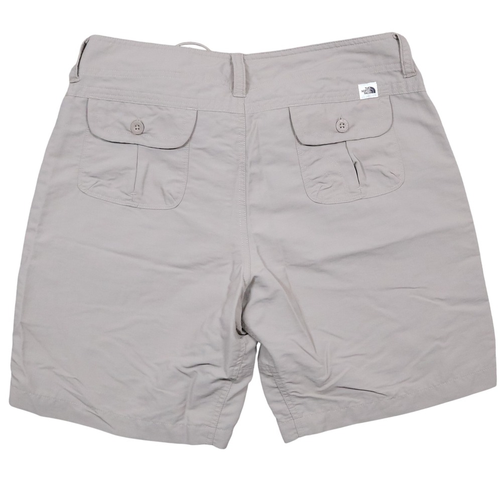 The North Face Cargo Shorts Womens 16 Gray Nylon Hiking Outdoor Utility Pockets - Picture 2 of 12